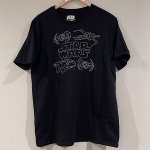 Star Wars Mad Engine Graphic T-Shirt Size Large, Spacecore Cosmic Y2K Retro, NEW